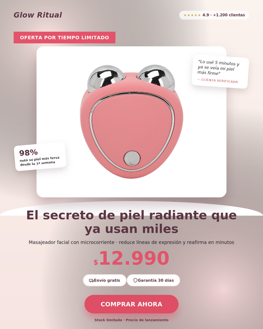 Masajeador Facial con Microcorriente usb